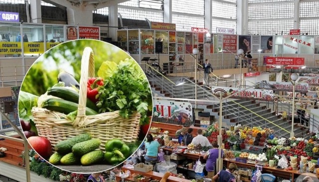 У мережі опублікували ціни на овочі на ринку в Києві та порівняли з 2018-м роком. Фотофакт