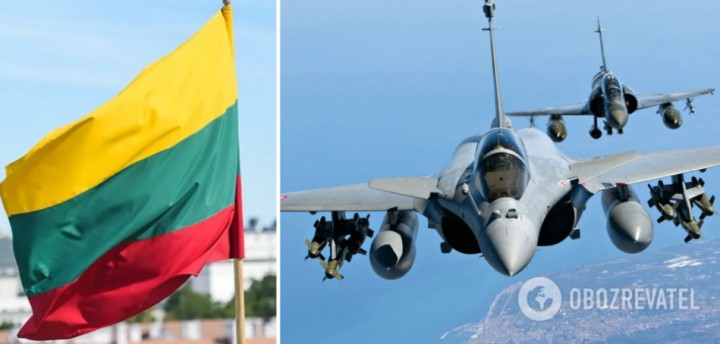 У небо над литовською Клайпедою піднялися літаки НАТО: мер заявив, що про навчання ніхто не попереджав. Відео