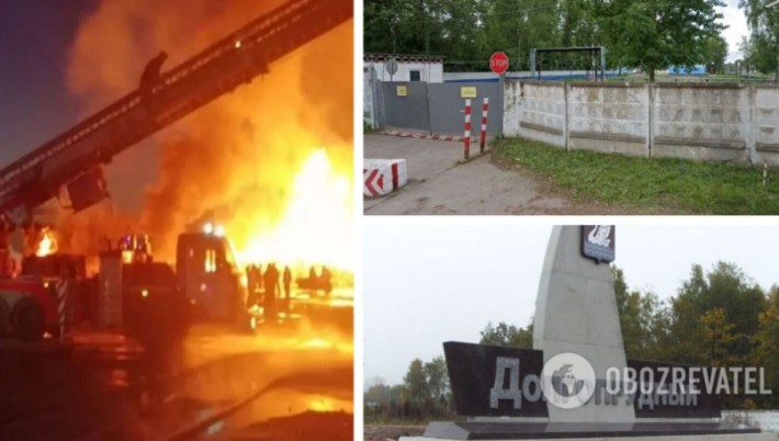 Під Москвою спалахнула пожежа у військовій частині: запевняють, що “постраждалих нема”. Відео