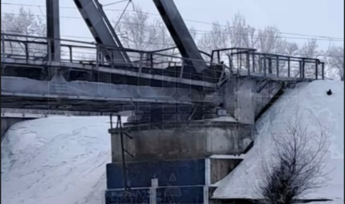 У Росії зранку підірвали залізничний міст, яким перевозять боєприпаси – ГУР