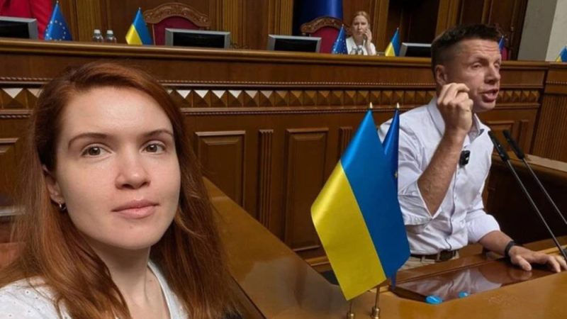 Черговий скандал: нардепка Безугла показала “мавпу” у Верховній Раді (фото)