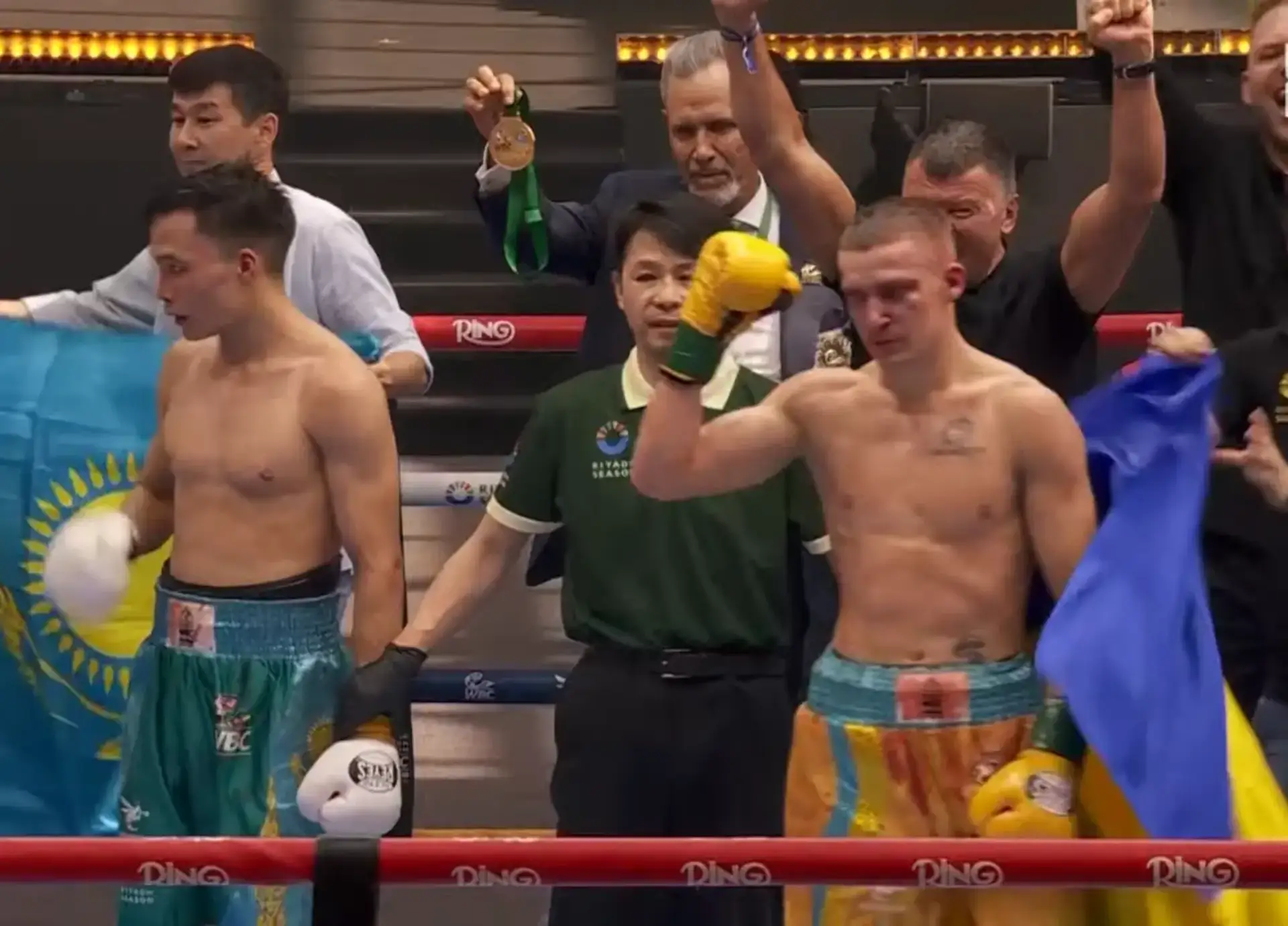 Лозан переміг Толтаєва технічним рішенням суддів на гран-прі WBC – у 5-му раунді бій зупинили через розсічення українця