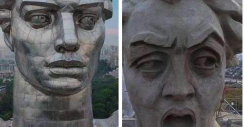У Мережі порівняли монумент Батьківщині-матері в Україні та РФ: різниця шокує (фото)