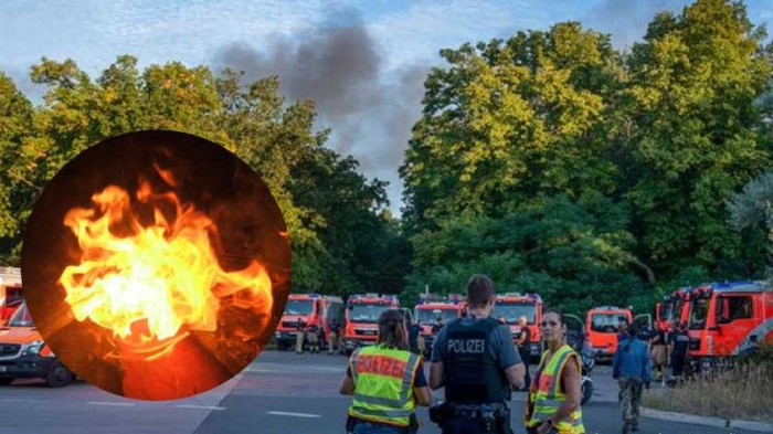 У Берліні спалахнула масштабна пожежа на складах з амуніцією: моторошні відео й фото