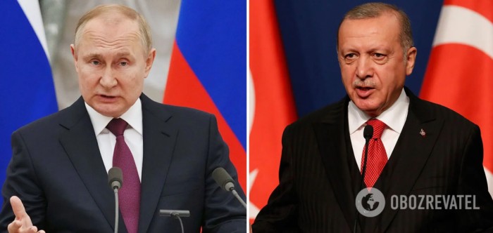 Ердоган закликав Путіна “дати ще один шанс” переговорам з Україною: Анкара готова бути посередником