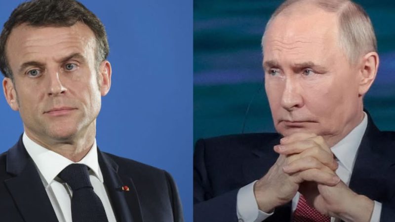 Уперше з вересня 2022 року Макрон і Путін провели телефонну розмову
